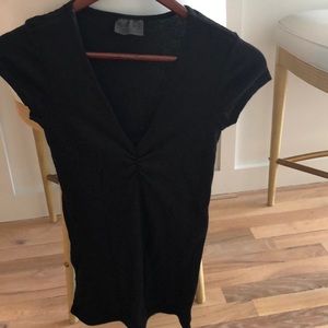 Michael Stars Black short sleeve, long shirt